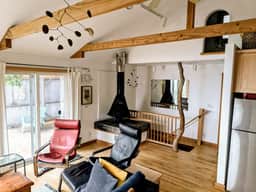 Airy Beach Home with Two Decks Ocean Views Close to Beach Access