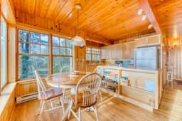 House near the beach with ocean views wood stove and telescope