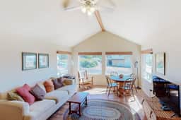 Family friendly house with ocean and beach views WiFi and steps away from the beach