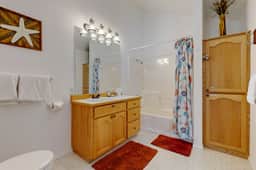 Family friendly ocean view home with spacious deck walk to beach books and games
