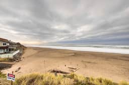 Dog Friendly Oceanfront Home with Easy Beach Access, Large Deck & Walk to Park