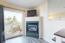 Dog Friendly Studio with Ocean Views and Balcony Close to the Beach