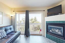 Dog Friendly Studio with Ocean Views and Balcony Close to the Beach