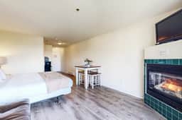 Lower Level Oceanview Studio with Balcony and Close Beach Access Dogs OK