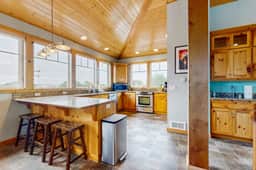 Dog friendly Neskowin Village home with ocean views private hot tub and patio