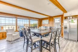 Dog friendly home with ocean views hot tub deck foosball and fireplace