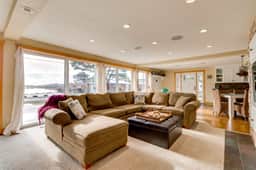 Lakefront home with furnished deck firepit and amazing views walk to the beach - Image 3