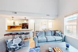 Creekside Home 5 Blocks from the Beach with Fireplace Deck Firepit Fast WiFi - Image 4
