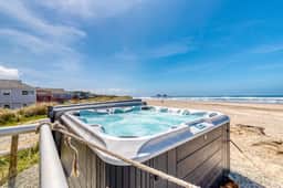 Oceanfront Home with Private Hot Tub and Amazing Beach Views Dogs Welcome