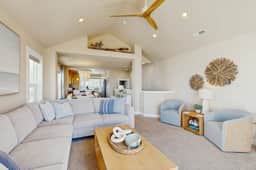 Updated Ocean View End Townhome with Game Room and Dog Friendly