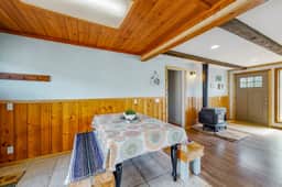 Dog friendly house near the ocean with woodstove yard patio and washer dryer