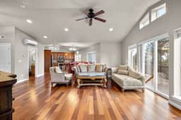 Three story ocean view home with balconies grill and open layout dog friendly