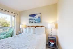 Lower Level Dog Friendly Studio with Ocean Views and Free WiFi Walk to Beach