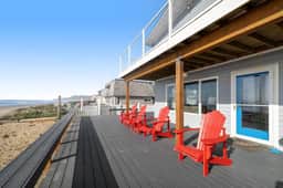 Dog friendly waterfront rental just steps from the beach and restaurants