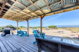 Oceanfront dog friendly beach house with game room and plenty of room