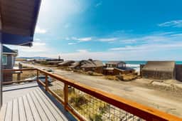 Designer home with stunning ocean and sunset views steps to beach dog friendly
