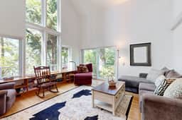 Custom dog friendly home with Netarts Bay views includes a separate casita