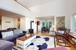 Custom dog friendly home with Netarts Bay views includes a separate casita