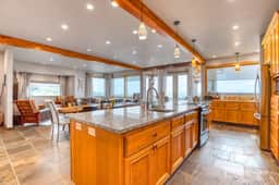 Beachfront home with amazing ocean views entertainment space and balcony