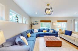 Dog friendly home near the beach with hot tub WiFi Ping Pong and foosball