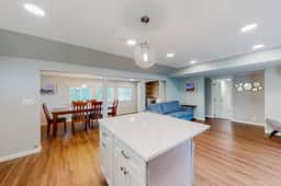 Renovated dog friendly cottage with a covered porch deck yard and washer dryer