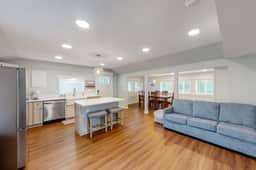 Renovated dog friendly cottage with a covered porch deck yard and washer dryer