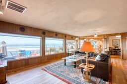 Dog friendly home with balcony porches and top of the world ocean views