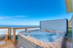 Charming Oceanfront Two Story Home Private Hot Tub Deck Gas Grill and Views - Image 3