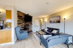 Water view retreat with scenic deck grill yard fireplace board games and with D - Image 4