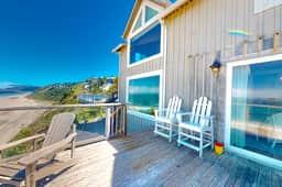 Oceanfront cottage with water view deck gas fireplace and washer dryer - Image 3