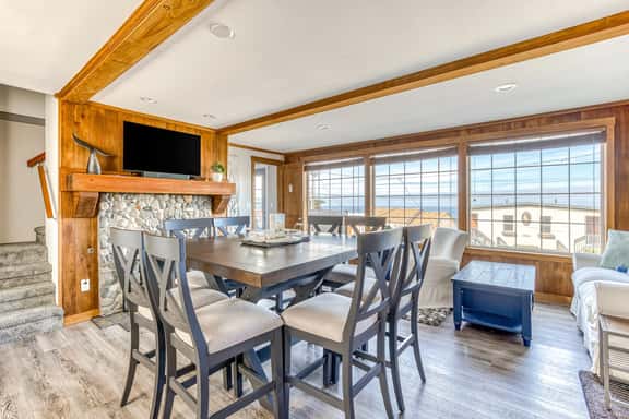 Dog friendly home with ocean views hot tub deck foosball and fireplace - Image 1