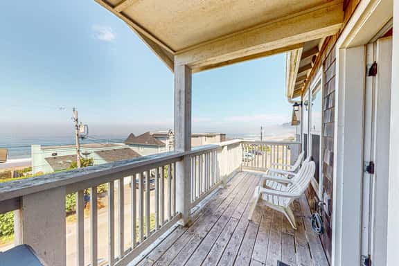 Gorgeous ocean view home with hot tub game room steps to beach - Image 1