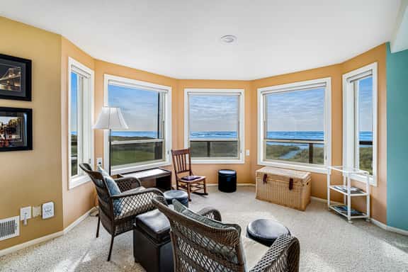 Oceanfront Home with Incredible Views Patio Deck and WiFi Steps to the Beach - Image 1