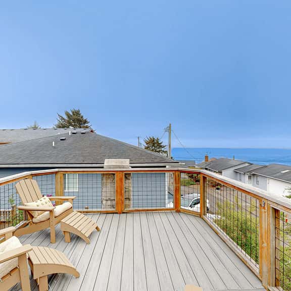 Spacious home with Ocean Views game room office deck patio and grill - Image 1