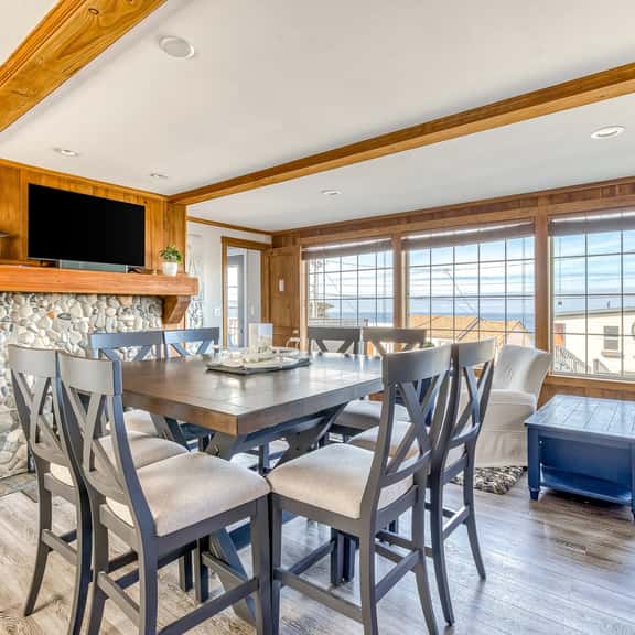 Dog friendly home with ocean views hot tub deck foosball and fireplace - Image 1