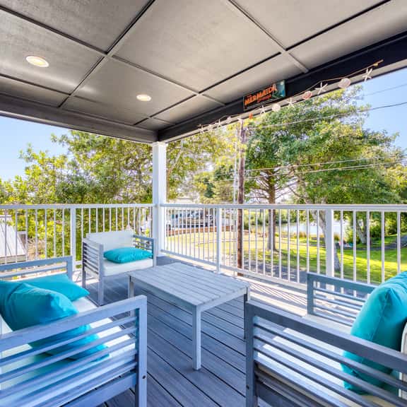 Newly built home with lake view and game room steps to downtown walk to beach - Image 1