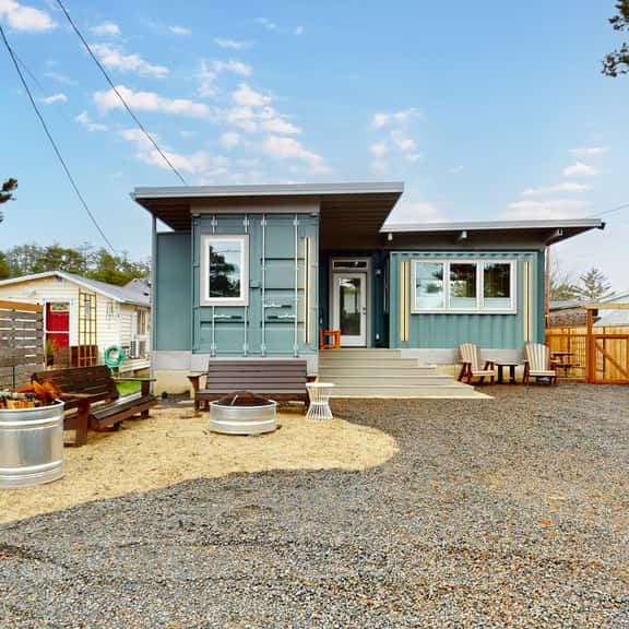 Dog friendly brand new shipping container home steps from the beach - Image 1