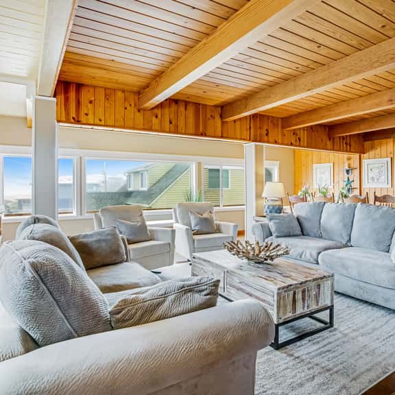 Spacious Home with Two Large Decks and Ocean View Great for Groups - Image 1