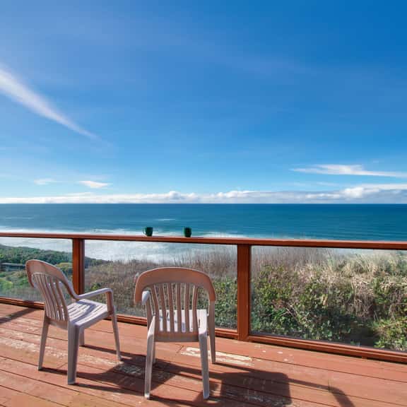 Dog-Friendly Oceanfront A-Frame with Coastal Views - Image 1