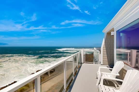 Oceanfront home with picture windows balcony and elevator watch for whales - Image 3