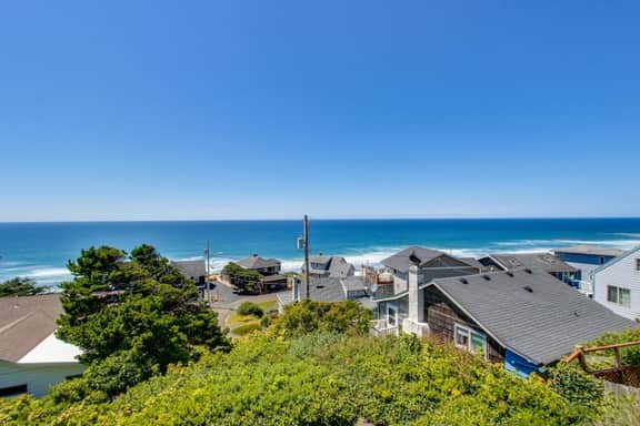 Pristine Home with Stunning Views Short Walk to Beach Right in Town