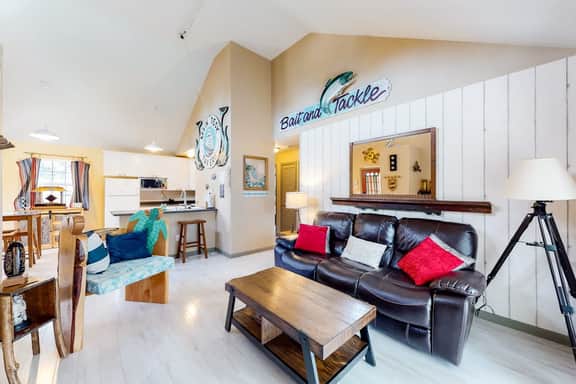 Charming Beach House with Unique Decorations and Nearby Beach Access