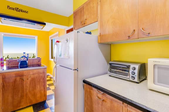 Two story beach house with an ocean view furnished deck and washer dryer