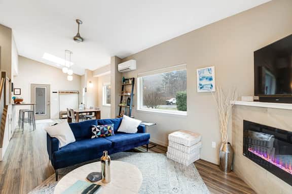 New Family Friendly Home with a Furnished Patio and Tranquil Yard