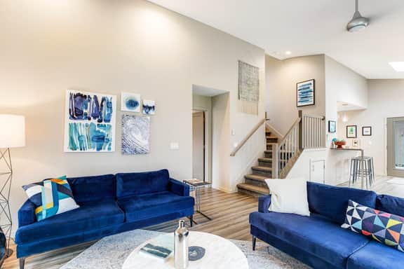 New Family Friendly Home with a Furnished Patio and Tranquil Yard