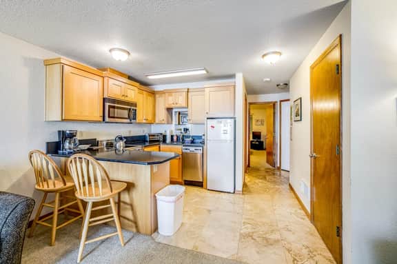 Waterfront condo with furnished balcony ocean views and great location