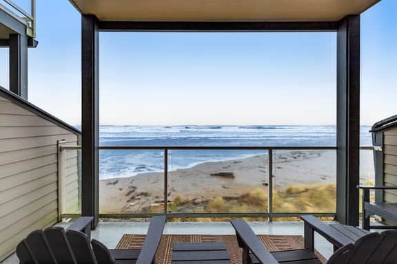 Oceanfront townhome with amazing views decks beach access and updated kitchen