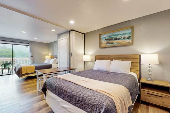 Classy Dog Friendly Studio with Free WiFi and Cable Walk to the Beach