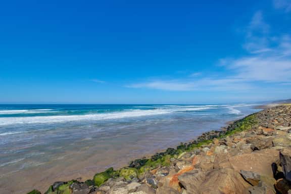 Charming oceanfront studio with easy beach access and stunning ocean views