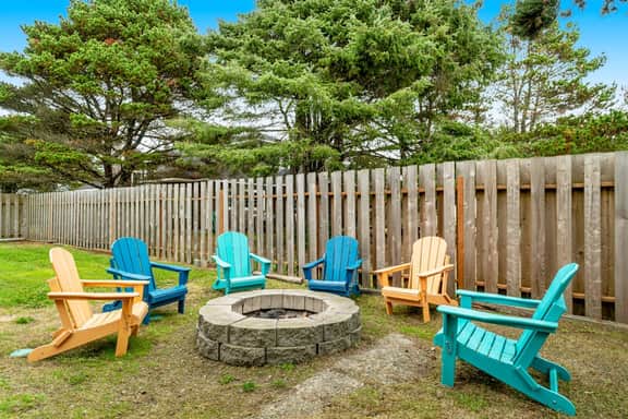 Dog friendly home across street from beach with rooftop deck and views